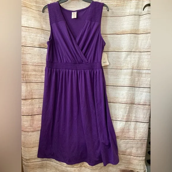 Faded Glory | Dresses | Purple Sleeveless Dressladies X 16w | Poshmark